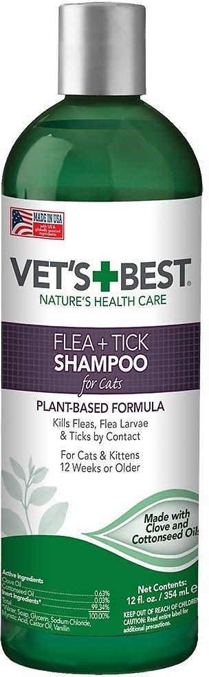 Natrual Flea Tick Shampoo for Cats - Main Image