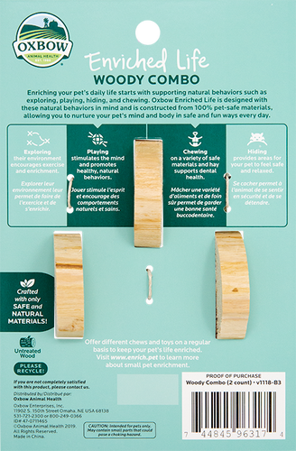Juguete combinado de madera de vida enriquecida 