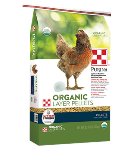 Alimento orgánico para gallinas ponedoras 35 libras 
