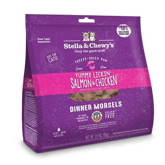 Freeze-Dried Yummy Lickin' Salmon & Chicken Dinner Morsels
