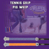 Tennis Grip Pig Whip