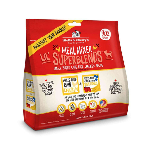 Freeze-Dried Chicken Meal Mixer Superblends for Small Breeds