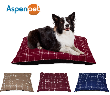 Aspen Pet Plaid Pillow Bed - Lakeland, FL - Lay's Western Wear and Feed