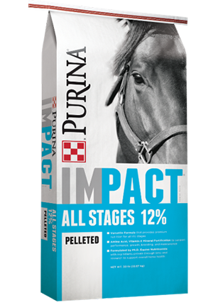 Impact All Stages 12-6+LYS Horse Feed 50lbs