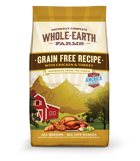 Whole Earth Farms Grain Free Recipe with Chicken & Turkey
