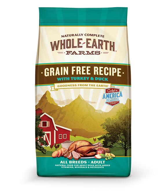 Whole Earth Farms Grain Free Recipe with Turkey & Duck