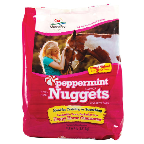Nuggets de golosinas para caballos